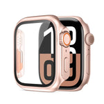 xDfind Passa alla pellicola in vetro temperato Ultra 49mm con cover per orologio integrata in PC, For Apple Watch Series 6 / 5 / 4 / SE 44mm, For Apple Watch Series 6 / 5 / 4 / SE 40mm, For Apple Watch Series 9 / 8 / 7 45mm