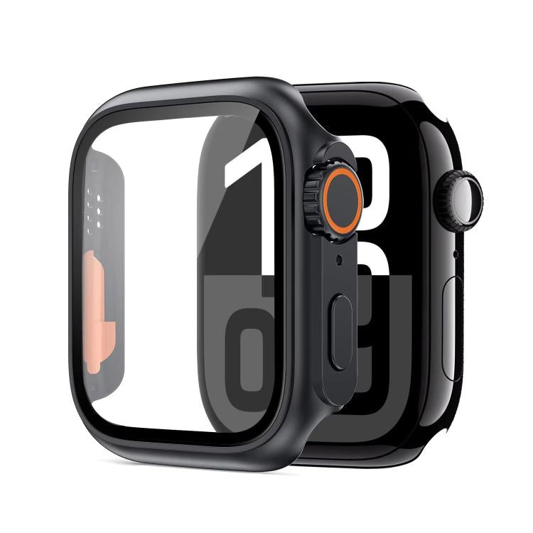 xDfind Passa alla pellicola in vetro temperato Ultra 49mm con cover per orologio integrata in PC, For Apple Watch Series 9 / 8 / 7 41mm