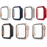 xDfind Passa alla pellicola in vetro temperato Ultra 49mm con cover per orologio integrata in PC, For Apple Watch Series 6 / 5 / 4 / SE 44mm, For Apple Watch Series 6 / 5 / 4 / SE 40mm, For Apple Watch Series 9 / 8 / 7 45mm