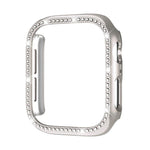 xDfin Single Row Diamond Hollow PC Watch Cover, For Apple Watch Series 11 46mm / 10 46mm, For Apple Watch Series 11 42mm / 10 42mm
