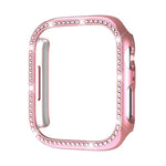 xDfin Single Row Diamond Hollow PC Watch Cover, For Apple Watch Series 11 46mm / 10 46mm, For Apple Watch Series 11 42mm / 10 42mm