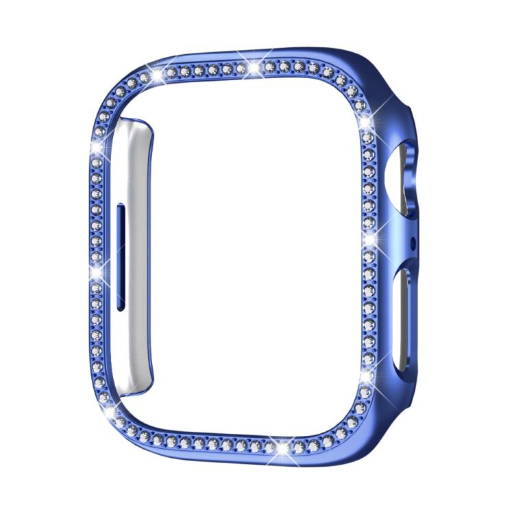 xDfin Single Row Diamond Hollow PC Watch Cover, For Apple Watch Series 11 46mm / 10 46mm, For Apple Watch Series 11 42mm / 10 42mm
