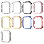 xDfin Single Row Diamond Hollow PC Watch Cover, For Apple Watch Series 11 46mm / 10 46mm, For Apple Watch Series 11 42mm / 10 42mm