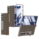 Custodia per telefono GKK in pelle liscia con cerniera pieghevole e magnete integrato., For Galaxy Z Fold8 Ultra 5G, For Samsung Galaxy Z Fold7 5G