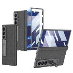 Custodia per telefono GKK in pelle liscia con cerniera pieghevole e magnete integrato., For Galaxy Z Fold8 Ultra 5G, For Samsung Galaxy Z Fold7 5G