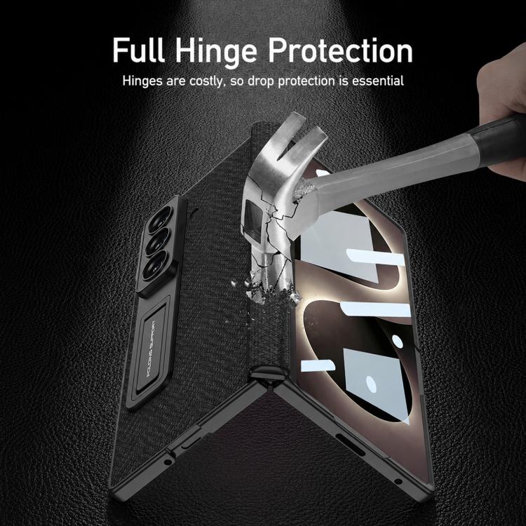 Custodia per telefono GKK in pelle liscia con cerniera pieghevole e magnete integrato., For Galaxy Z Fold8 Ultra 5G, For Samsung Galaxy Z Fold7 5G