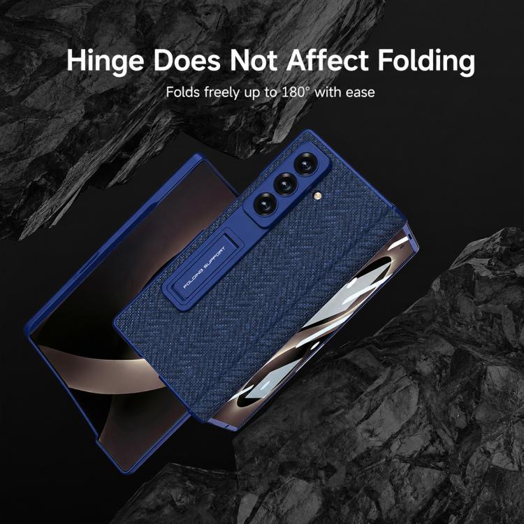 Custodia per telefono GKK in pelle liscia con cerniera pieghevole e magnete integrato., For Galaxy Z Fold8 Ultra 5G, For Samsung Galaxy Z Fold7 5G