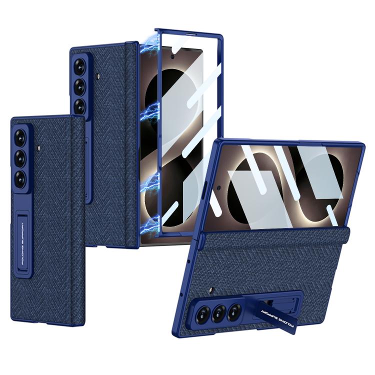 Custodia per telefono GKK in pelle liscia con cerniera pieghevole e magnete integrato., For Galaxy Z Fold8 Ultra 5G, For Samsung Galaxy Z Fold7 5G
