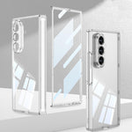 Custodia per telefono trasparente pieghevole con magnete integrato GKK, For Galaxy Z Fold8 5G, For Galaxy Z Flip8 5G, For Samsung Galaxy Z Fold7 5G