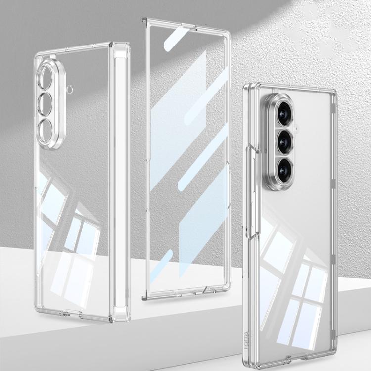 Custodia per telefono trasparente pieghevole con magnete integrato GKK, For Galaxy Z Fold8 5G, For Galaxy Z Flip8 5G, For Samsung Galaxy Z Fold7 5G