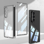 Custodia per telefono trasparente pieghevole con magnete integrato GKK, For Galaxy Z Fold8 5G, For Galaxy Z Flip8 5G, For Samsung Galaxy Z Fold7 5G