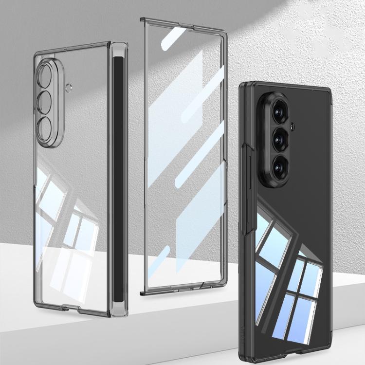 Custodia per telefono trasparente pieghevole con magnete integrato GKK, For Galaxy Z Fold8 5G, For Galaxy Z Flip8 5G, For Samsung Galaxy Z Fold7 5G