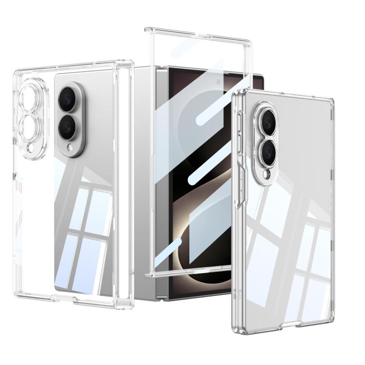 Custodia per telefono trasparente pieghevole con magnete integrato GKK, For Galaxy Z Fold8 5G, For Galaxy Z Flip8 5G, For Samsung Galaxy Z Fold7 5G