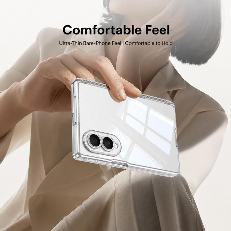 Custodia per telefono trasparente pieghevole con magnete integrato GKK, For Galaxy Z Fold8 5G, For Galaxy Z Flip8 5G, For Samsung Galaxy Z Fold7 5G