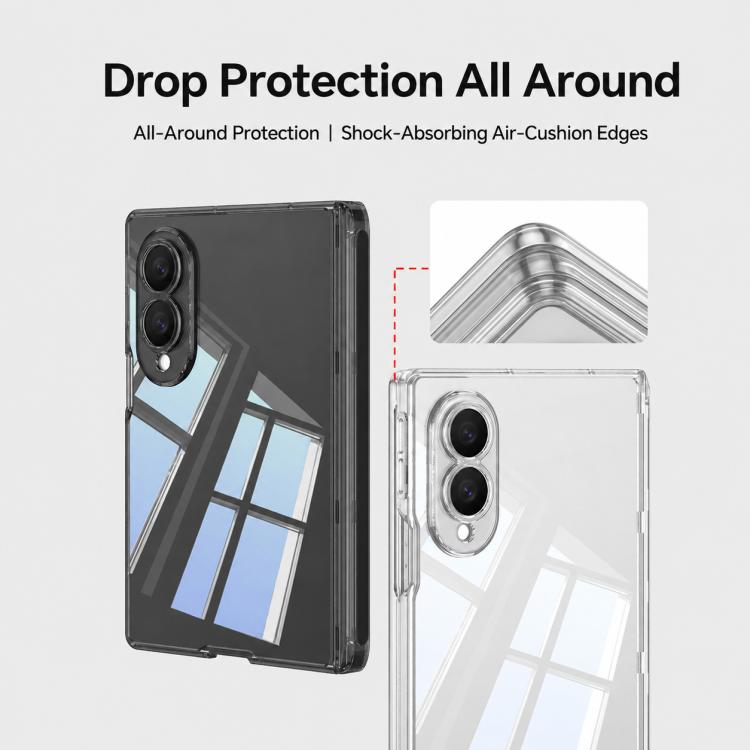 Custodia per telefono trasparente pieghevole con magnete integrato GKK, For Galaxy Z Fold8 5G, For Galaxy Z Flip8 5G, For Samsung Galaxy Z Fold7 5G