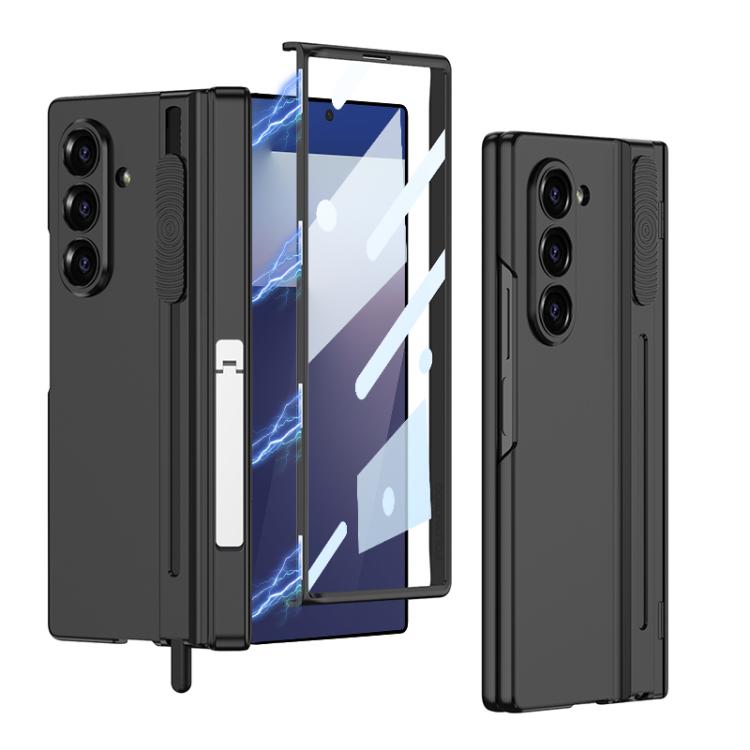 Custodia per telefono GKK con cerniera pieghevole magnetica integrata, meccanismo di regolazione, scomparti per penna e stilo., For Galaxy Z Fold8 Ultra 5G, For Samsung Galaxy Z Fold7 5G