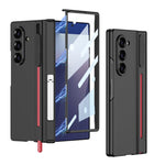 Custodia per telefono GKK con cerniera pieghevole magnetica integrata, meccanismo di regolazione, scomparti per penna e stilo., For Galaxy Z Fold8 Ultra 5G, For Samsung Galaxy Z Fold7 5G