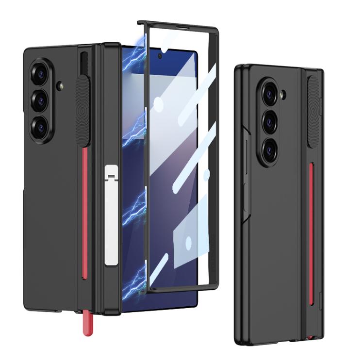 Custodia per telefono GKK con cerniera pieghevole magnetica integrata, meccanismo di regolazione, scomparti per penna e stilo., For Galaxy Z Fold8 Ultra 5G, For Samsung Galaxy Z Fold7 5G