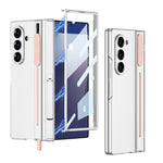 Custodia per telefono GKK con cerniera pieghevole magnetica integrata, meccanismo di regolazione, scomparti per penna e stilo., For Galaxy Z Fold8 Ultra 5G, For Samsung Galaxy Z Fold7 5G