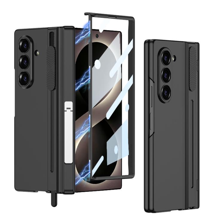 Custodia per telefono GKK con cerniera pieghevole magnetica integrata, meccanismo di regolazione, scomparti per penna e stilo., For Galaxy Z Fold8 Ultra 5G, For Samsung Galaxy Z Fold7 5G