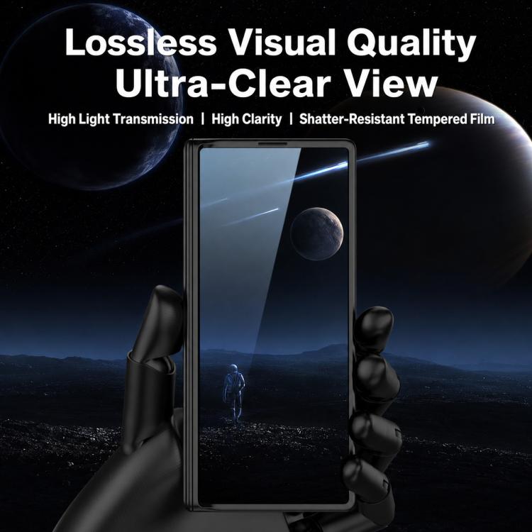 Custodia per telefono GKK con cerniera pieghevole magnetica integrata, meccanismo di regolazione, scomparti per penna e stilo., For Galaxy Z Fold8 Ultra 5G, For Samsung Galaxy Z Fold7 5G