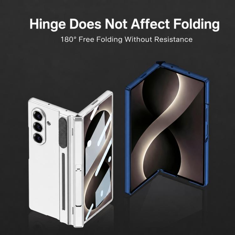 Custodia per telefono GKK con cerniera pieghevole magnetica integrata, meccanismo di regolazione, scomparti per penna e stilo., For Galaxy Z Fold8 Ultra 5G, For Samsung Galaxy Z Fold7 5G