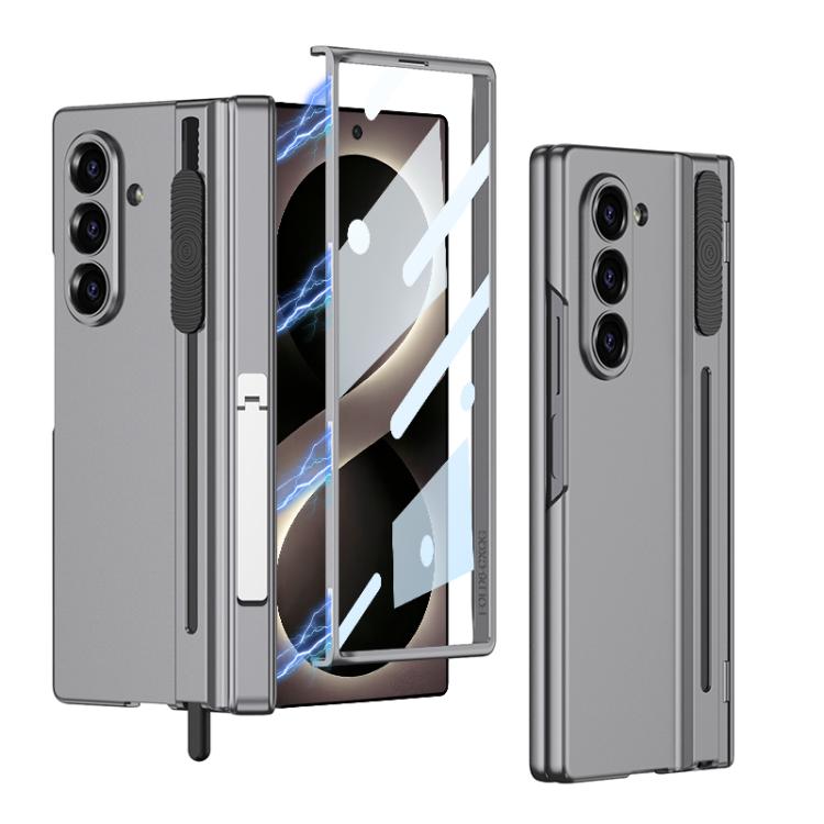 Custodia per telefono GKK con cerniera pieghevole magnetica integrata, meccanismo di regolazione, scomparti per penna e stilo., For Galaxy Z Fold8 Ultra 5G, For Samsung Galaxy Z Fold7 5G