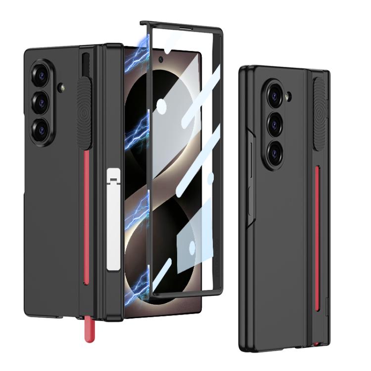 Custodia per telefono GKK con cerniera pieghevole magnetica integrata, meccanismo di regolazione, scomparti per penna e stilo., For Galaxy Z Fold8 Ultra 5G, For Samsung Galaxy Z Fold7 5G
