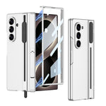 Custodia per telefono GKK con cerniera pieghevole magnetica integrata, meccanismo di regolazione, scomparti per penna e stilo., For Galaxy Z Fold8 Ultra 5G, For Samsung Galaxy Z Fold7 5G