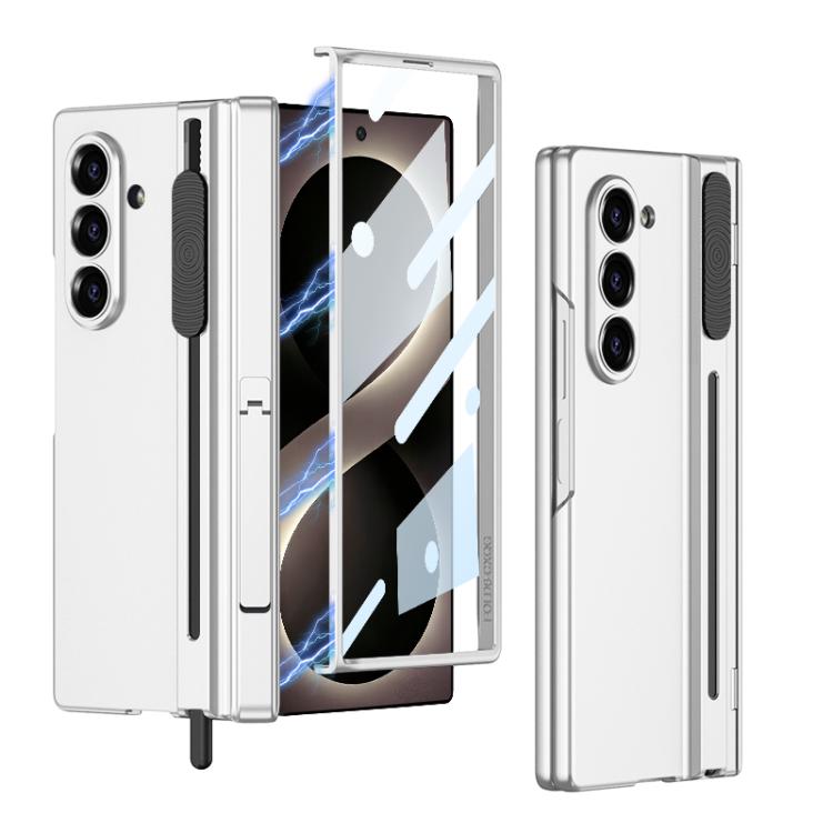 Custodia per telefono GKK con cerniera pieghevole magnetica integrata, meccanismo di regolazione, scomparti per penna e stilo., For Galaxy Z Fold8 Ultra 5G, For Samsung Galaxy Z Fold7 5G