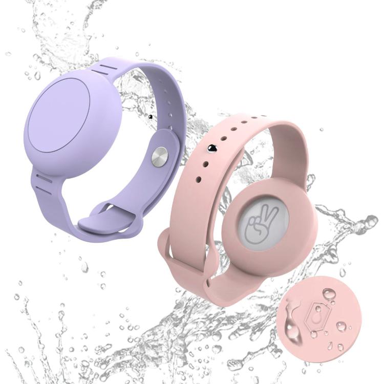 Custodia protettiva anti-smarrimento per localizzatore xDfind in silicone stile cinturino, For AirTag 2nd Gen / AirTag 1st Gen