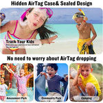 Custodia protettiva anti-smarrimento in silicone traspirante xDfind per localizzatore GPS., For AirTag 2nd Gen / AirTag 1st Gen