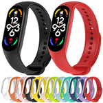 Cinturino per orologio in silicone con copertura integrata a tinta unita xDfind, For Xiaomi Smart Band 10 / 9 / 8