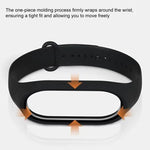 Cinturino per orologio in silicone con copertura integrata a tinta unita xDfind, For Xiaomi Smart Band 10 / 9 / 8