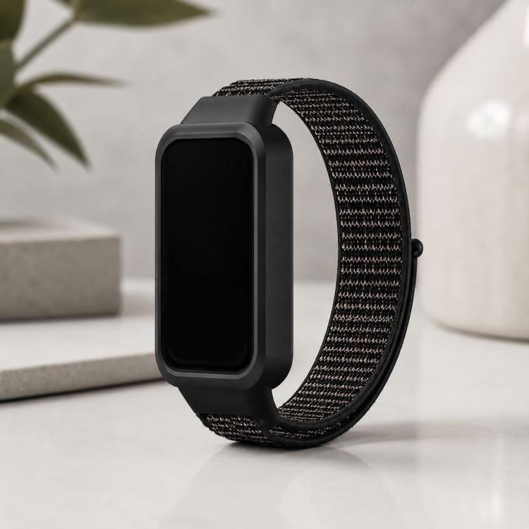 Cinturino per orologio xDfind con copertura in plastica e passante in nylon integrato., For Xiaomi Smart Band 9 Active / Redmi Band 3