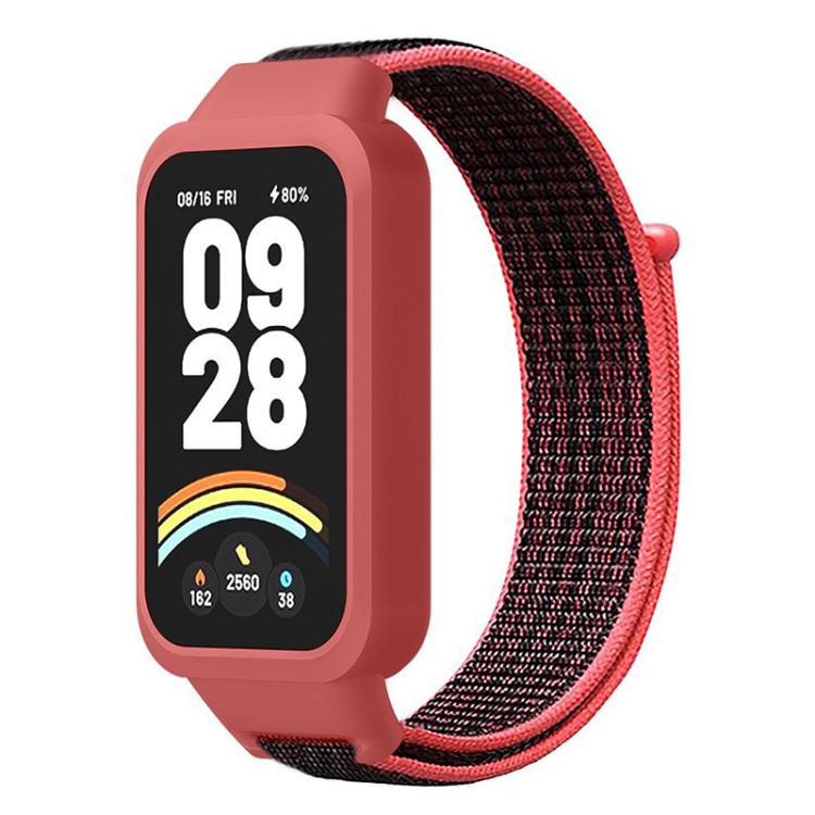 Cinturino per orologio xDfind con copertura in plastica e passante in nylon integrato., For Xiaomi Smart Band 9 Active / Redmi Band 3