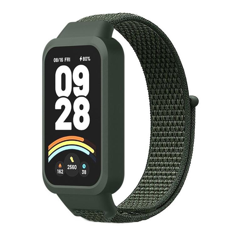 Cinturino per orologio xDfind con copertura in plastica e passante in nylon integrato., For Xiaomi Smart Band 9 Active / Redmi Band 3