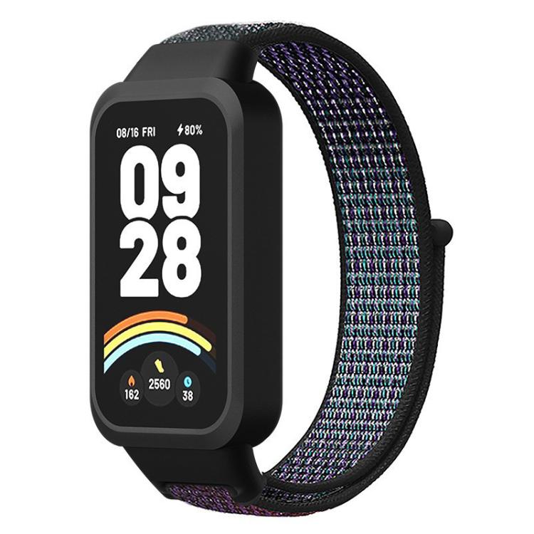 Cinturino per orologio xDfind con copertura in plastica e passante in nylon integrato., For Xiaomi Smart Band 9 Active / Redmi Band 3