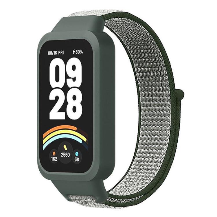 Cinturino per orologio xDfind con copertura in plastica e passante in nylon integrato., For Xiaomi Smart Band 9 Active / Redmi Band 3
