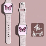 Cinturino per orologio in silicone con incisione laser 3D xDfind, For Apple Watch 42 / 44 / 45 / 46 / 49mm, For Apple Watch 38 / 40 / 41 / S11 42mm