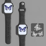 Cinturino per orologio in silicone con incisione laser 3D xDfind, For Apple Watch 42 / 44 / 45 / 46 / 49mm, For Apple Watch 38 / 40 / 41 / S11 42mm