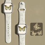 Cinturino per orologio in silicone con incisione laser 3D xDfind, For Apple Watch 42 / 44 / 45 / 46 / 49mm, For Apple Watch 38 / 40 / 41 / S11 42mm