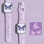 Cinturino per orologio in silicone con incisione laser 3D xDfind, For Apple Watch 42 / 44 / 45 / 46 / 49mm, For Apple Watch 38 / 40 / 41 / S11 42mm