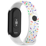 Cinturino per orologio xDfind in TPU con stampa arcobaleno, For Xiaomi Smart Band 10 / 9 / 8