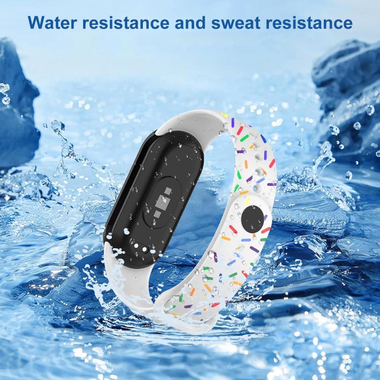 Cinturino per orologio xDfind in TPU con stampa arcobaleno, For Xiaomi Smart Band 10 / 9 / 8