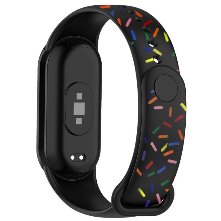 Cinturino per orologio xDfind in TPU con stampa arcobaleno, For Xiaomi Smart Band 10 / 9 / 8