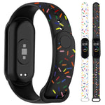 Cinturino per orologio xDfind in TPU con stampa arcobaleno, For Xiaomi Smart Band 10 / 9 / 8