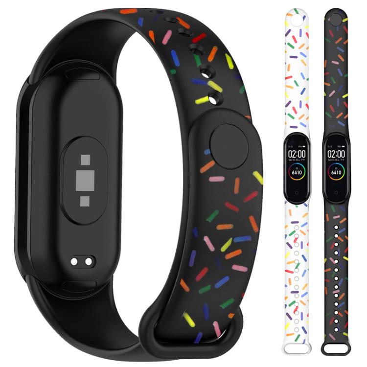 Cinturino per orologio xDfind in TPU con stampa arcobaleno, For Xiaomi Smart Band 10 / 9 / 8