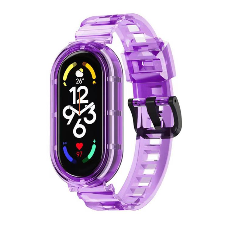 Cinturino per orologio xDfind Glacier Armor con cover integrata in TPU, For Xiaomi Smart Band 10 / 9 / 8