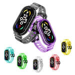 Cinturino per orologio xDfind Glacier Armor con cover integrata in TPU, For Xiaomi Smart Band 10 / 9 / 8